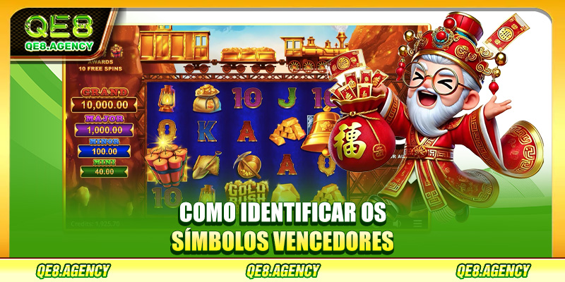 Como identificar os símbolos vencedores